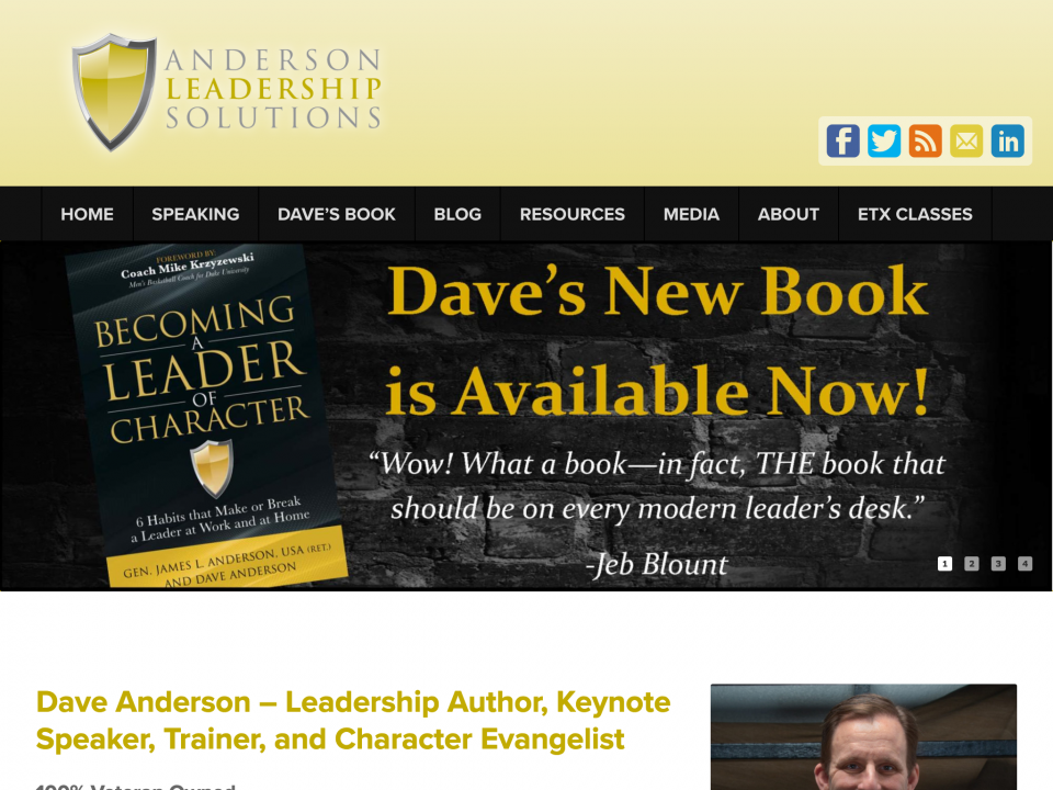 Anderson Leadership Solutionstablet screenshot