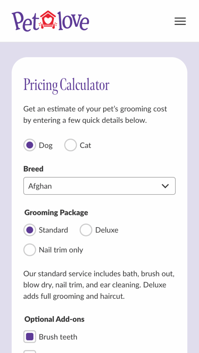 Pet Lovephone screenshot