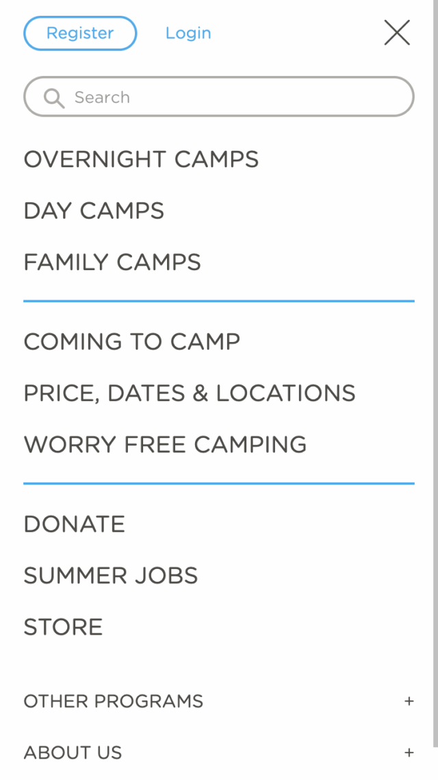 Pine Cove Websitephone screenshot